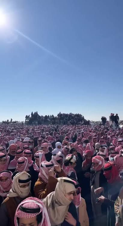 حشود من الجماهير في مزاين لطامات