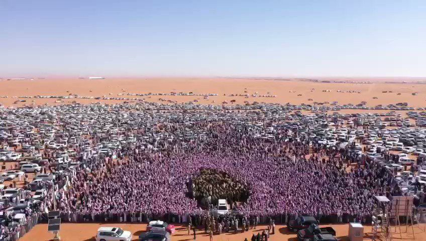 جماهير لطامات الغفيرة من الجو